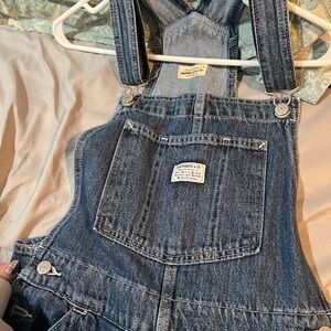 Denim Overalls with Front Pocket